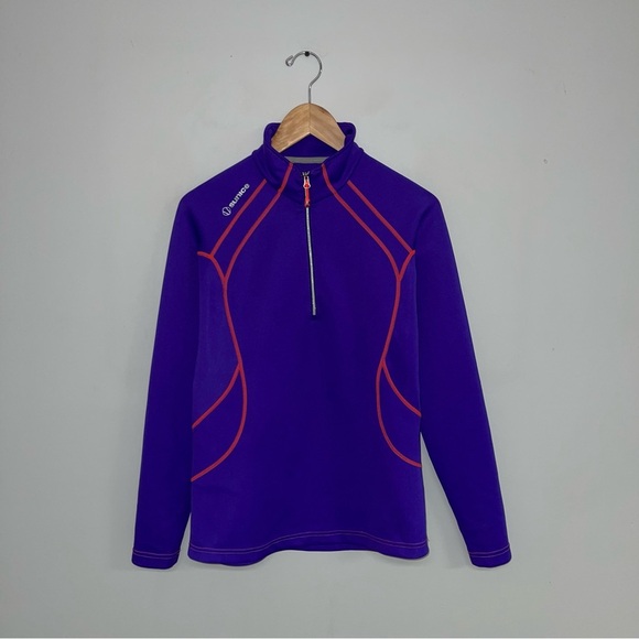 Sunice Thermal Quarter-Zip Pullover Women's Size Medium Purple Pink SuperliteFX‎ - Picture 2 of 11